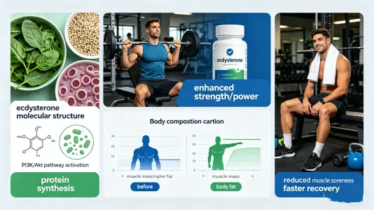 Benefits of ecdysterone for muscle growth