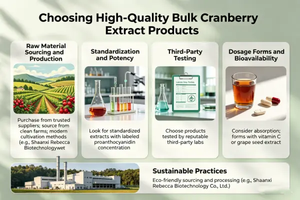 Choosing Quality Bulk Cranberry Extract Products