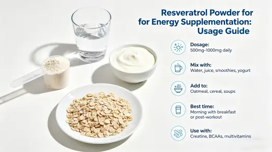  Take Resveratrol Powder for Energy