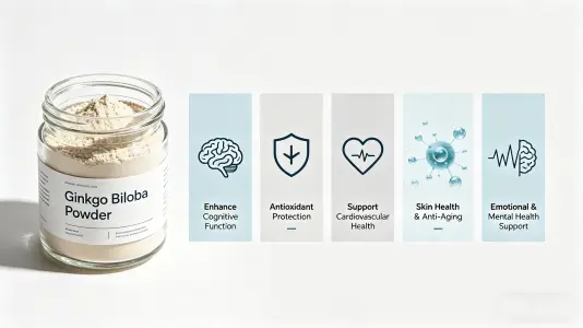 Key Anti-Aging Benefits of Ginkgo Biloba Powder Key Anti-Aging Benefits of Ginkgo Biloba Powder