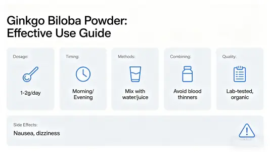 Use Ginkgo Biloba Powder Effectively Use Ginkgo Biloba Powder Effectively