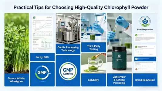 Top Tips for Choosing Quality Chlorophyll Powder Top Tips for Choosing Quality Chlorophyll Powder