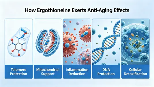 Ergothioneine Supports Anti-Aging Ergothioneine Supports Anti-Aging