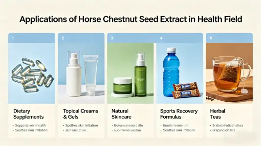 Uses of horse chestnut seed extract in wellness