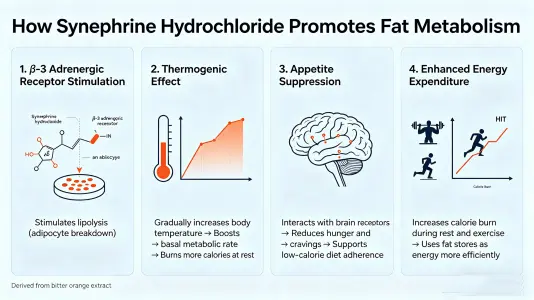 Synephrine HCL Supports Fat Metabolism