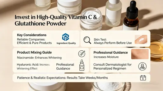 Maximize Skin Whitening with Glutathione Powder Maximize Skin Whitening with Glutathione Powder