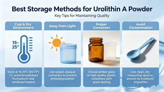 Best Storage Tips for Urolithin A Powder