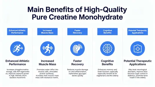 Top Benefits of Best Pure Creatine Monohydrate