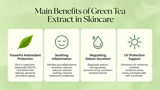 Top Benefits of Green Tea Extract in Skincare