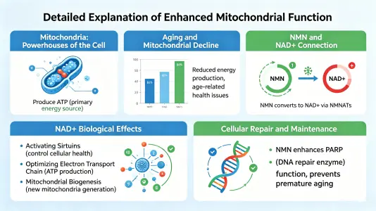 Mitochondrial function enhancement explained