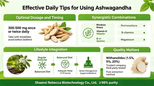 Daily Tips for Using Withania Somnifera Effectively