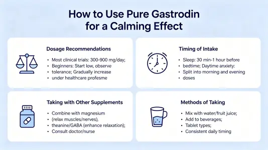 Use Pure Gastrodin for Calming Effects