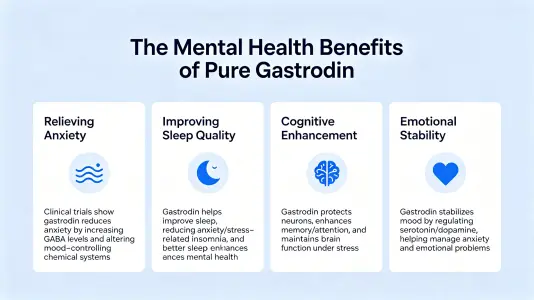Benefits of Pure Gastrodin for Mental Health Support