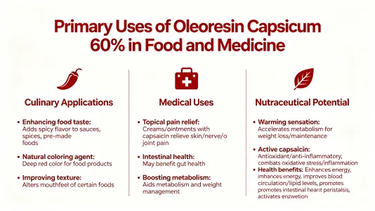 Top Uses of Capsicum Oleoresin 60% in Food and Pharma