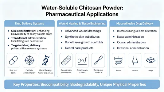 Water Soluble Chitosan Powder for Pharmaceutical Uses Water Soluble Chitosan Powder for Pharmaceutical Uses