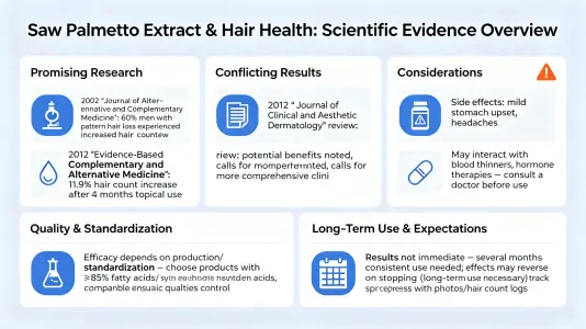 Scientific Evidence on Saw Palmetto Extract and Hair Health