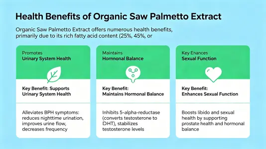 Health Benefits of Organic Saw Palmetto Extract
