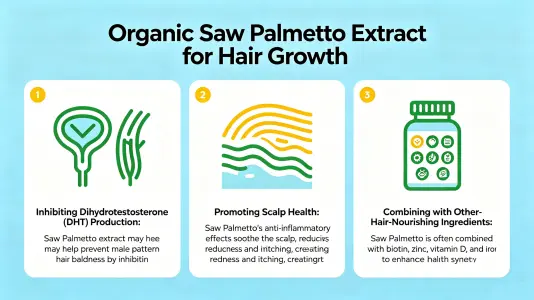 Using Organic Saw Palmetto Extract for Hair Growth