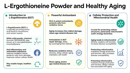L-Ergothioneine Powder and Healthy Aging L-Ergothioneine Powder and Healthy Aging