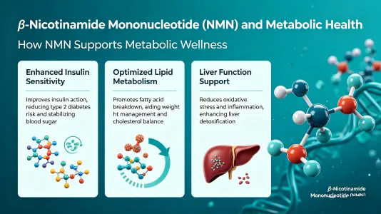 Beta Nicotinamide Mononucleotide Supports Metabolic Health