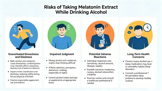 Melatonin Extract Risks When Drinking Alcohol