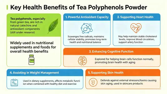 Top Health Benefits of Tea Polyphenols Powder