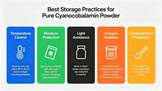 Best Practices for Storing Pure Cyanocobalamin Powder Best Practices for Storing Pure Cyanocobalamin Powder