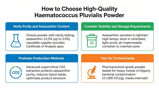 How to Choose High-Quality Haematococcus Powder