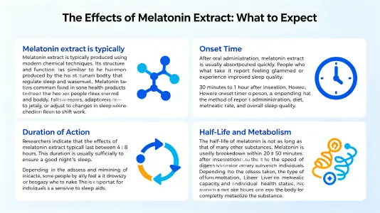 Melatonin extract effects