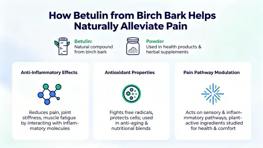 How Birch Bark Betulin Helps Relieve Pain Naturally