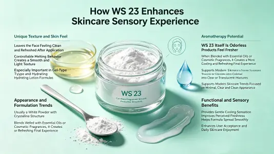 How WS 23 Enhances Skin Care Products' Sensory Appeal1