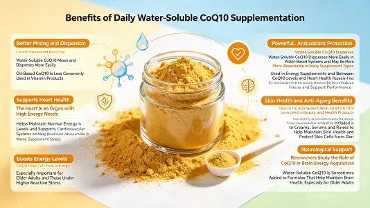 Benefits of Taking Water Soluble Q10 Daily