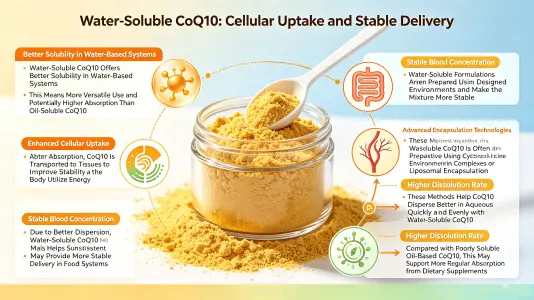 How Water Soluble Q10 Improves Absorption