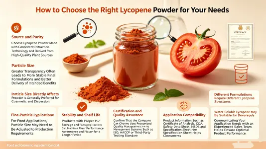 Choosing the Best Lycopene Powder for Your Needs