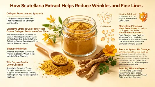 How Scutellaria Fights Wrinkles and Fine Lines How Scutellaria Fights Wrinkles and Fine Lines