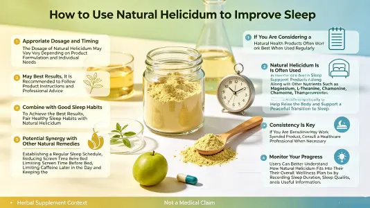 How to Use Natural Helicidum for Better Rest