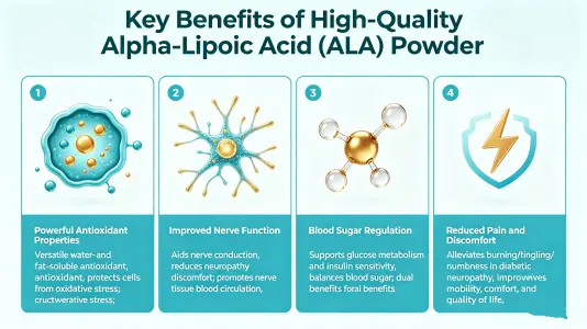Top Benefits of the Best Α Lipoic Acid Powder