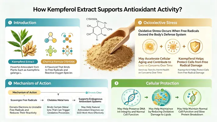 How Kaempferol Extract Supports Antioxidant Activity