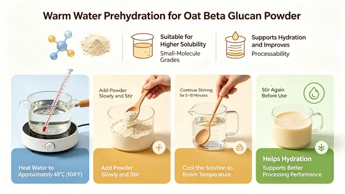Warm Water Pre-Hydration Method