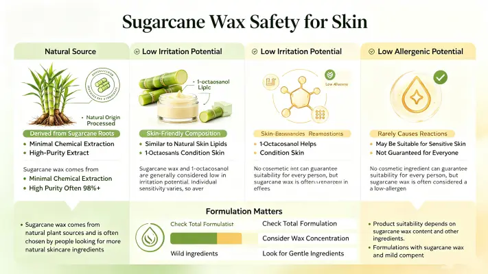 Is Sugar Cane Wax Safe for Sensitive Skin
