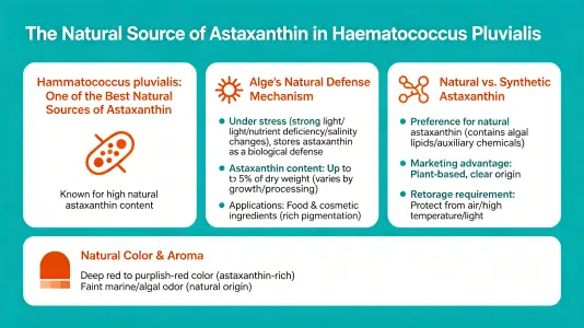 Natural Sources of Astaxanthin in Haematococcus Natural Sources of Astaxanthin in Haematococcus