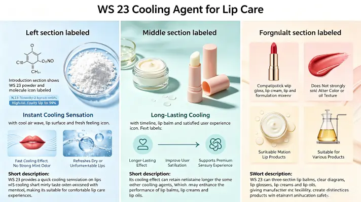 Top Benefits of WS 23 Cooling Agent in Lip Care Top Benefits of WS 23 Cooling Agent in Lip Care