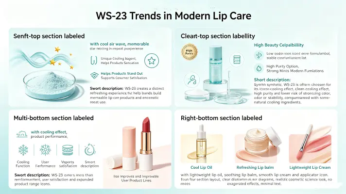Why WS 23 Cooling Agent is a Trending Lip Care Ingredient