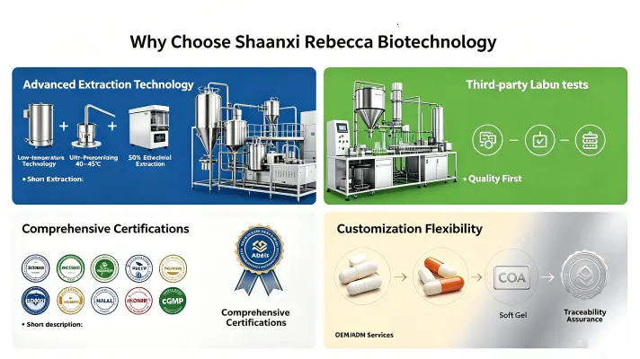 Why Choose Shaanxi Rebecca Biotechnology Why Choose Shaanxi Rebecca Biotechnology