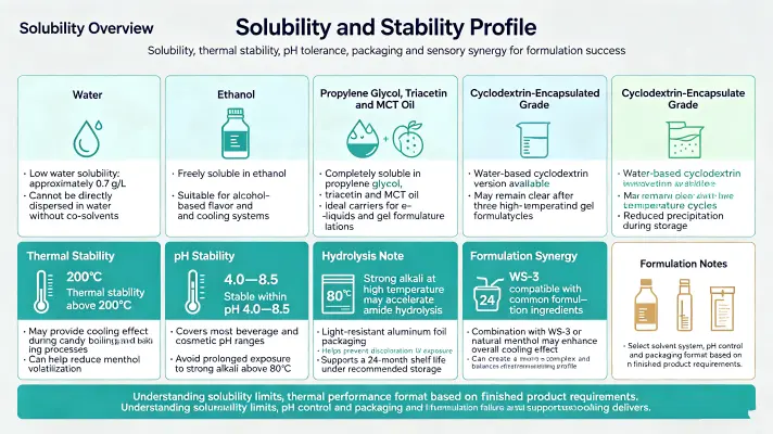 Solubility & Stability Characteristics Solubility & Stability Characteristics