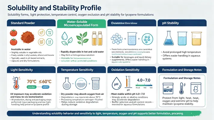 Solubility & Stability Characteristics Solubility & Stability Characteristics