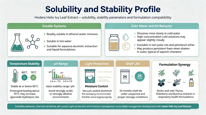 Solubility and Stability Profile Solubility and Stability Profile