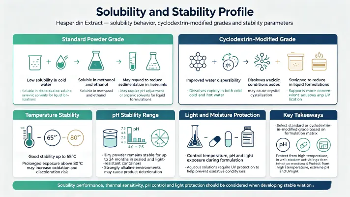 Solubility & Stability Characteristics Solubility & Stability Characteristics