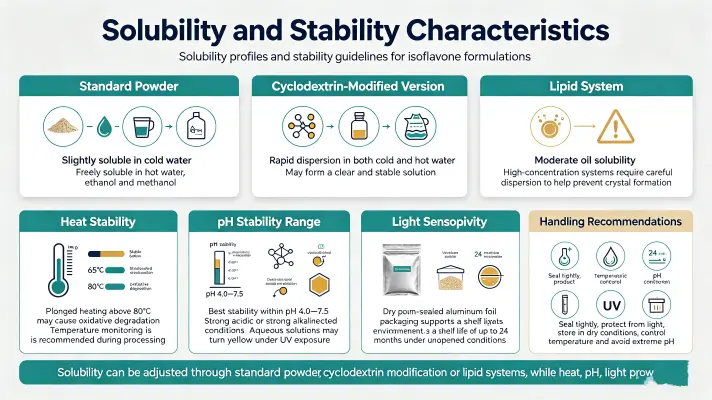 Solubility and Stability Characteristics