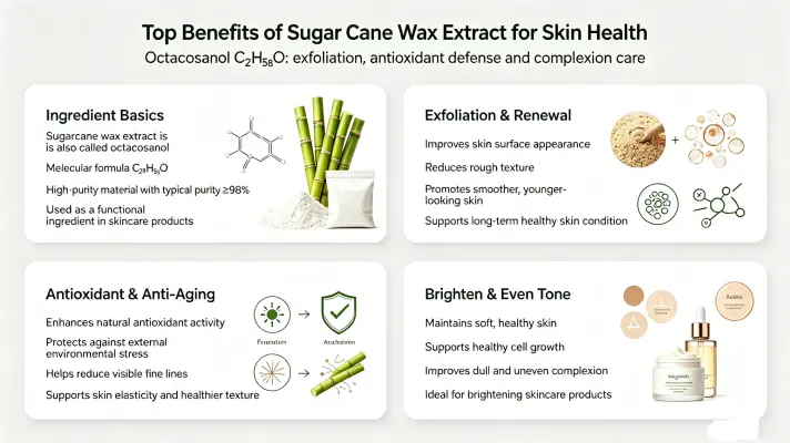 Top Benefits of Sugar Cane Wax Extract for Skin Health Top Benefits of Sugar Cane Wax Extract for Skin Health